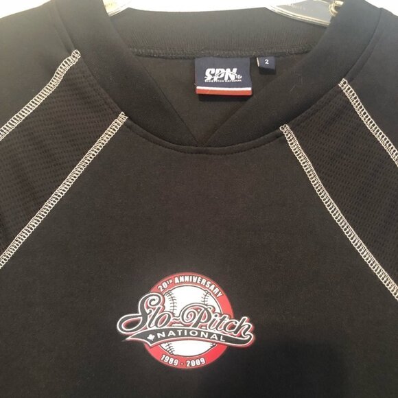 NWOT  Slo-Pitch National 20th Anniversary Pullover Jersey Mens XXLg - Picture 3 of 10